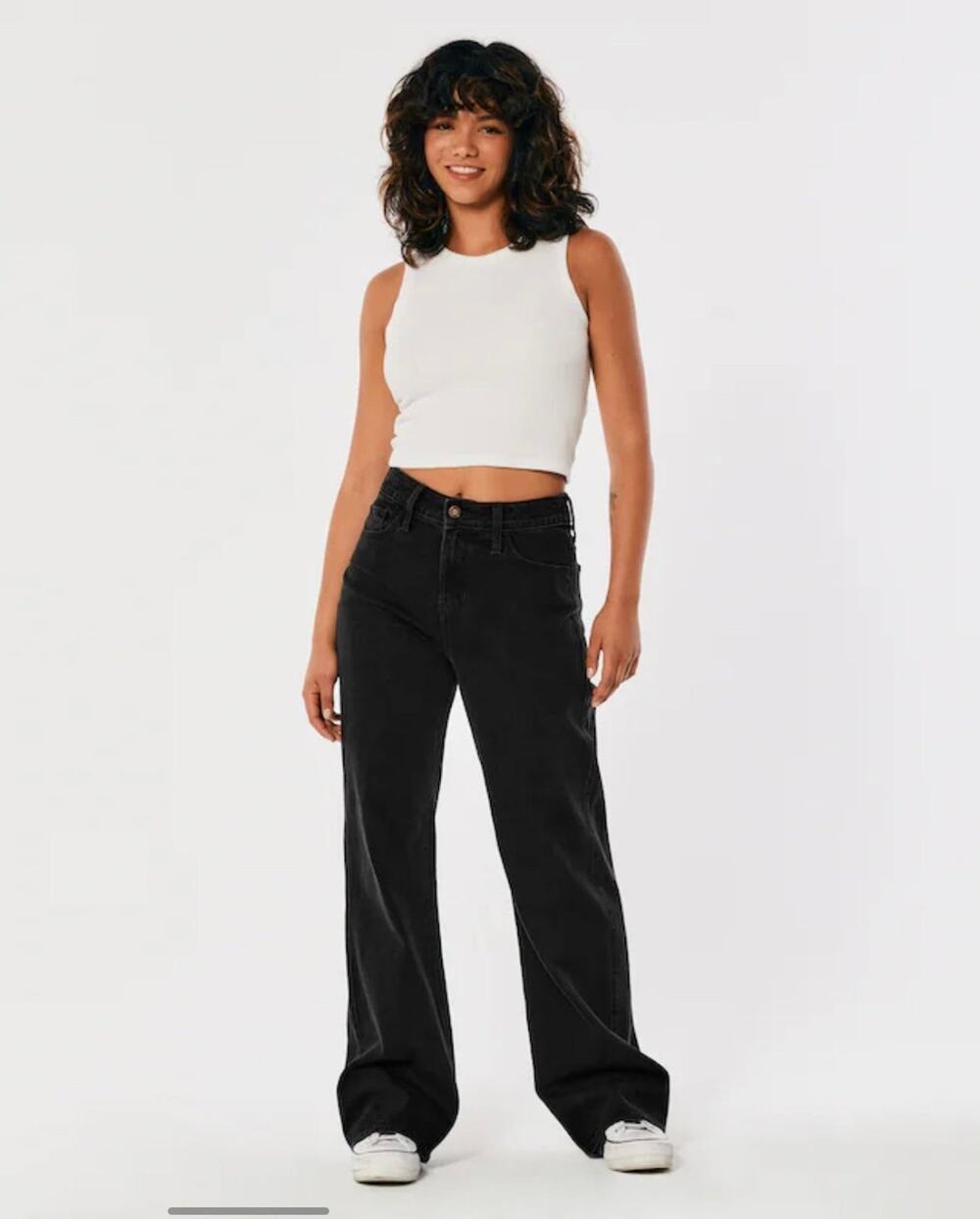 Black Wide Leg Jeans